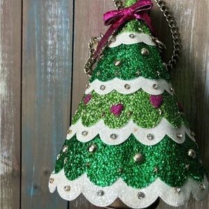 Betsy Johnson Christmas tree purse first edition